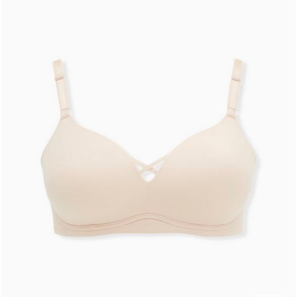 Torrid Curve Wire Free Push Up Plunge bra.